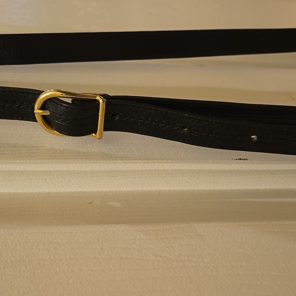 CLASSIC BLACK LEATHER OROTON SHOULDER BAG PURSE 👜 👛 9"×8"×2" - Picture 2 of 13